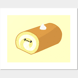 Vanilla Cake Roll Posters and Art